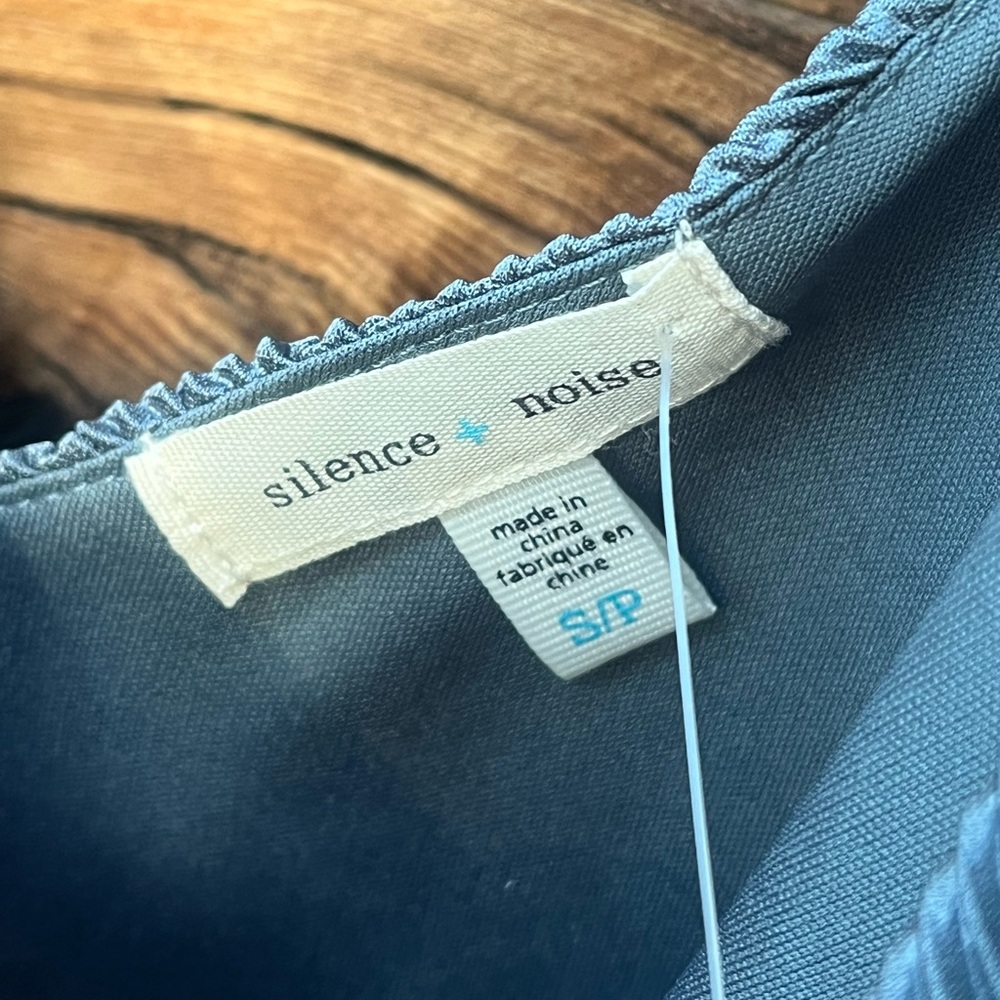 URBAN OUTFITTERS | NWT Silence + Noise Slate Blue Y2K Romper S - Picture 5 of 5
